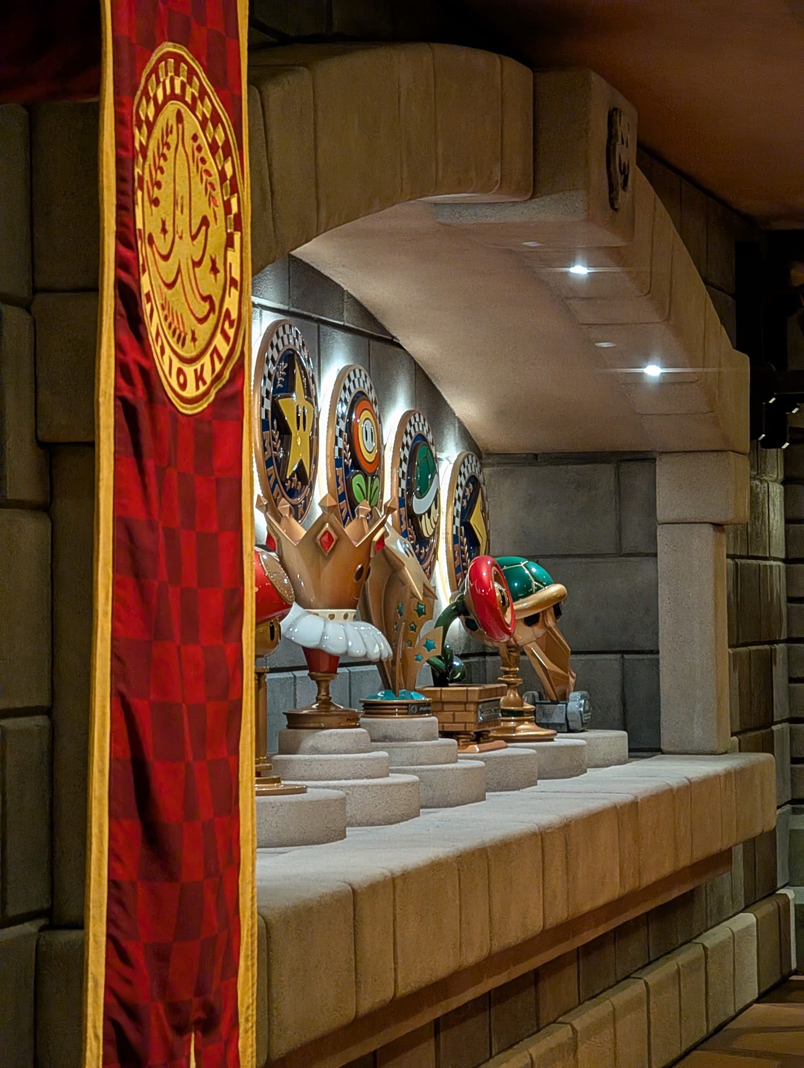 All the Mario Kart trophies